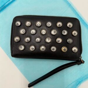 Marc by Marc Jacobs x Disney “I am not like other girls” Black Leather Wristlet